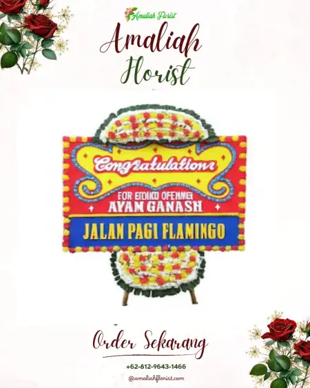 Sewa Papan Bunga Beoga
